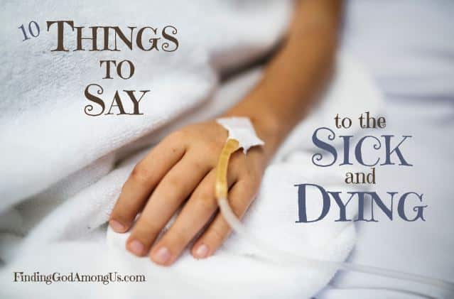 What To Say To Someone Sick In Hospital