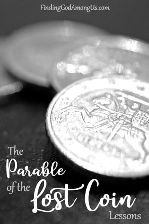 Parable of the Lost Coin - Silver coins