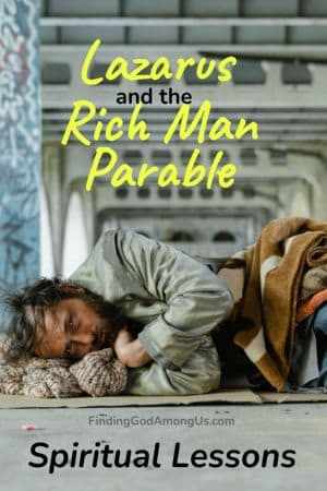 The Rich Man and Lazarus Parable Life Lessons - homeless man lying in street