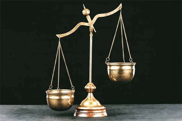 Why is God unfair? Unbalanced scales/weights